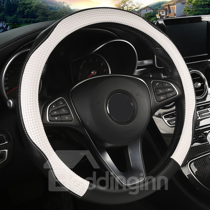PVC Material All Seasons Sport Style Steering Wheel Cover