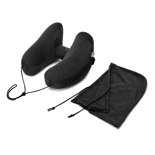 H-Type Inflatable Neck Protection for Airplanes Car Travel Pillow