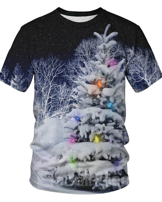 Christmas Loose Model Realistic Unisex 3D T-Shirt