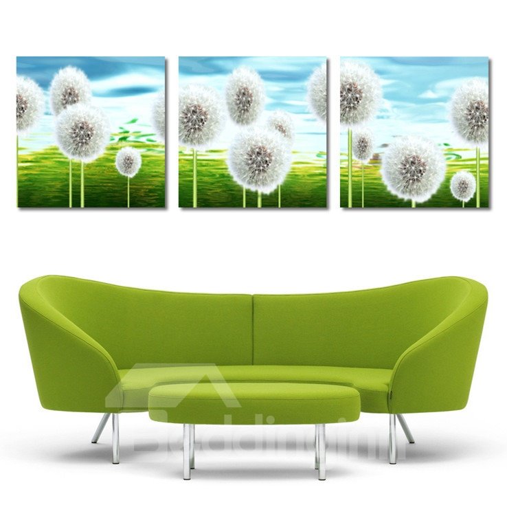 New Arrival Dandelion On The Grasslands Cross Film Wall Art Prints