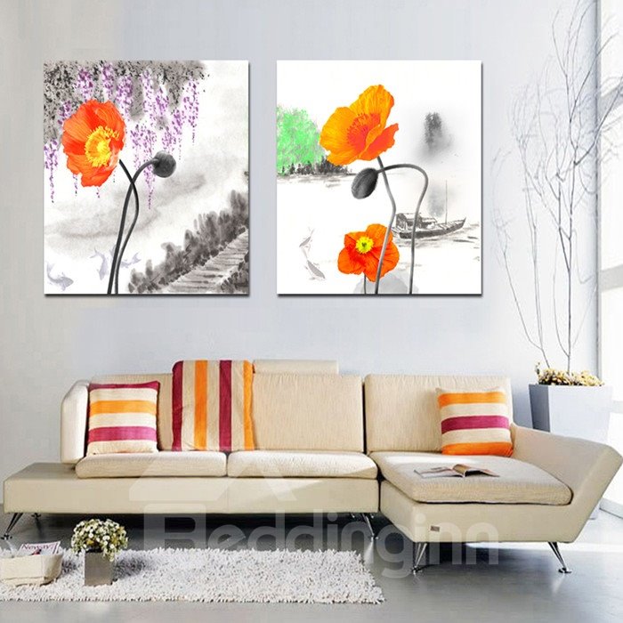 New Arrival Chinese Painting With Beautiful Scenery Film Wall Art Prints