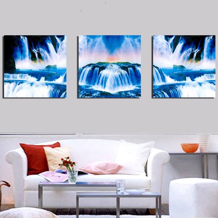 New Arrival Beautiful Waterfall Canvas Wall Prints