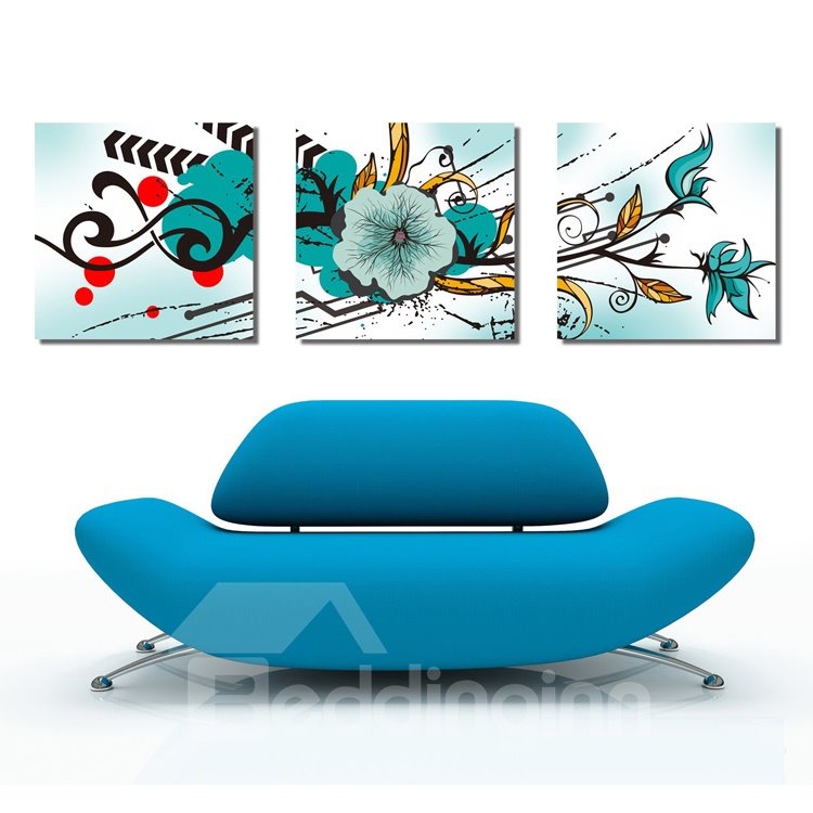 Nueva llegada increíbles y coloridas impresiones de pared en lienzo de flores