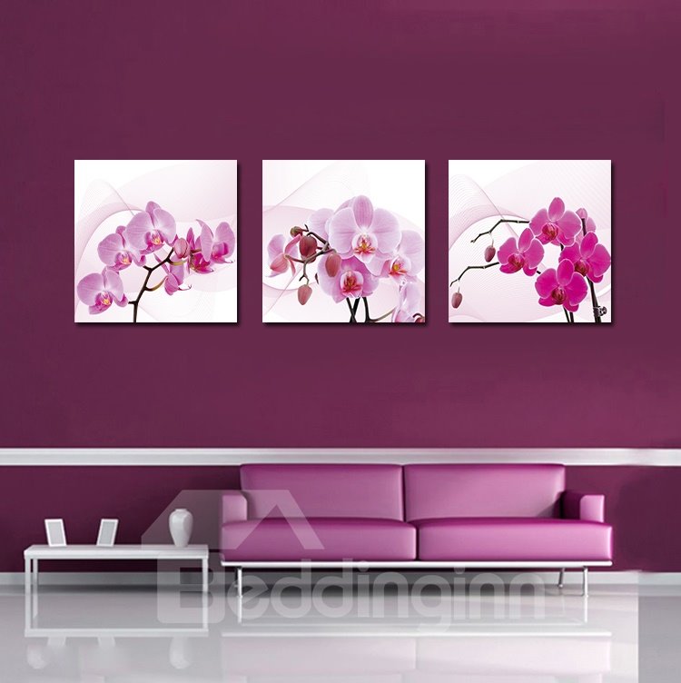 Flattering Pretty Orchid Film Art Wall Prints