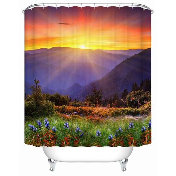 Resplendant Fancy Natural Scenery 3D Shower Curtain