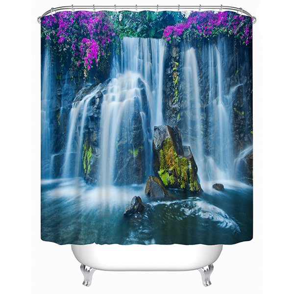 Spectacular Waterfall Print 3D Shower Curtain