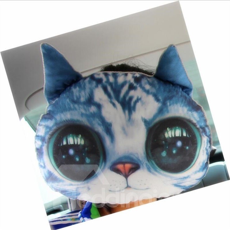 Creative 3D Animal Face Car Neck Pillow