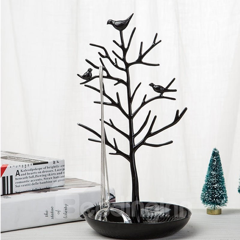 6*12in Tree Pattern Luxury Style 1 Piece Jewelry Rack