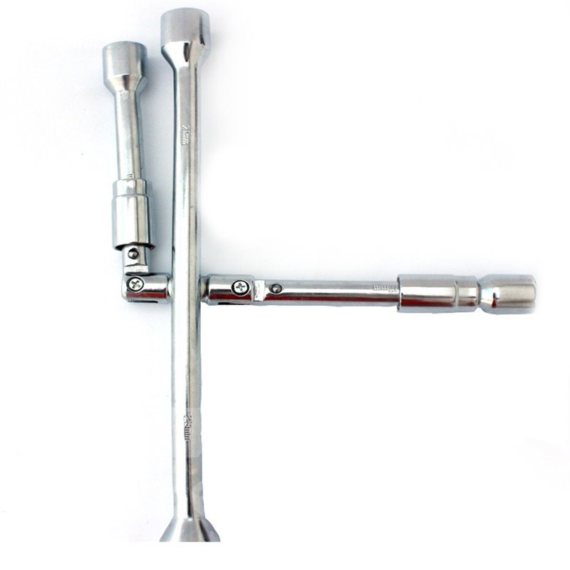 4 Way Cross Folding Automotive Sliding Tire Iron Tire Repair Wrench