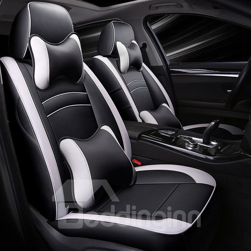 Sport Style PVC Leather Material Wear-Resistant And Scratch-Resistant Compatible Airbag ONE CAR ONE VERSION Custom Fit Seat Covers