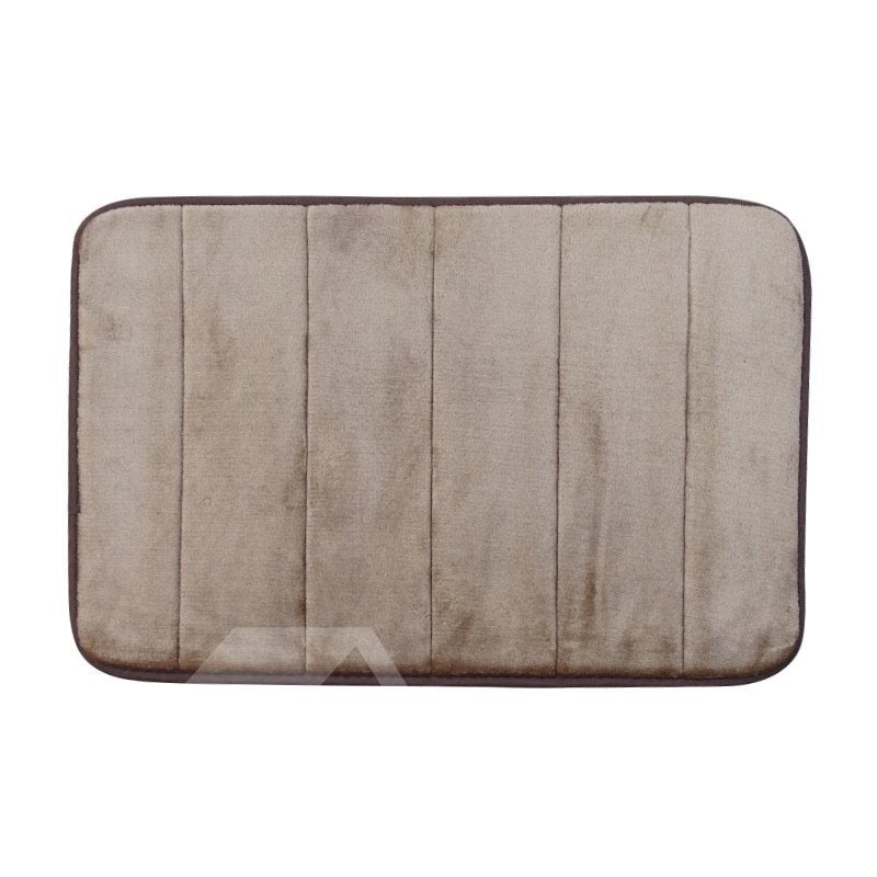 Modern Simple Style Water Absorption Soft and Nonslip Bath Rug Bath Mat 16*24in