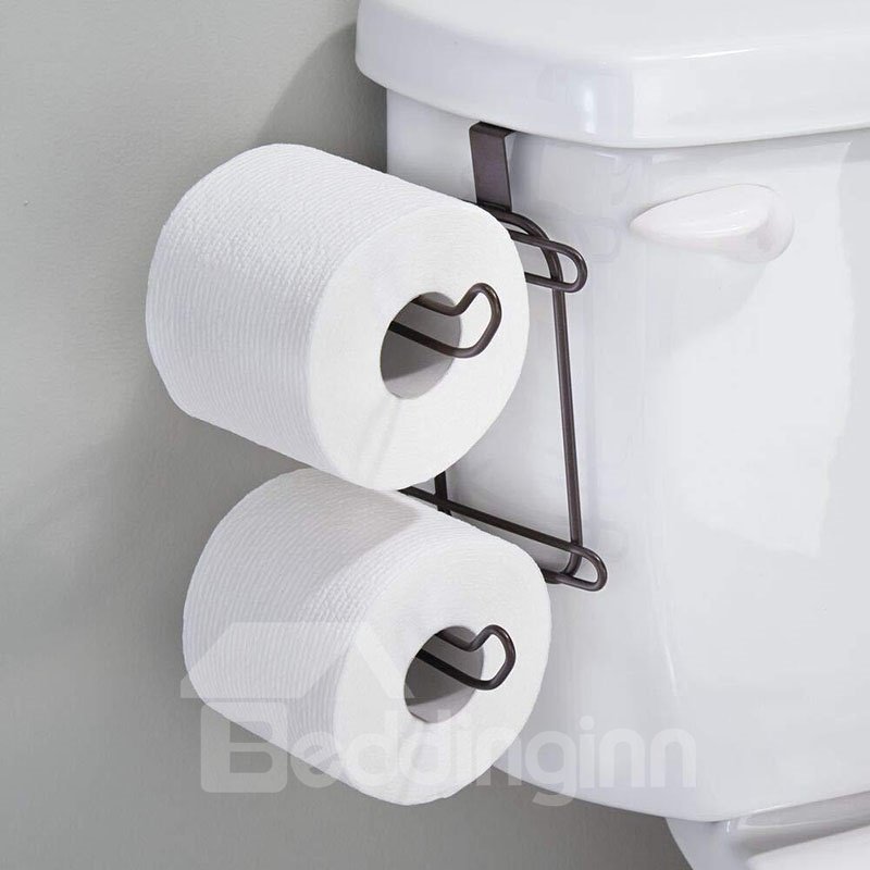 Over The Tank Toilet Paper Roll Holder Reserve Home Storage Organization