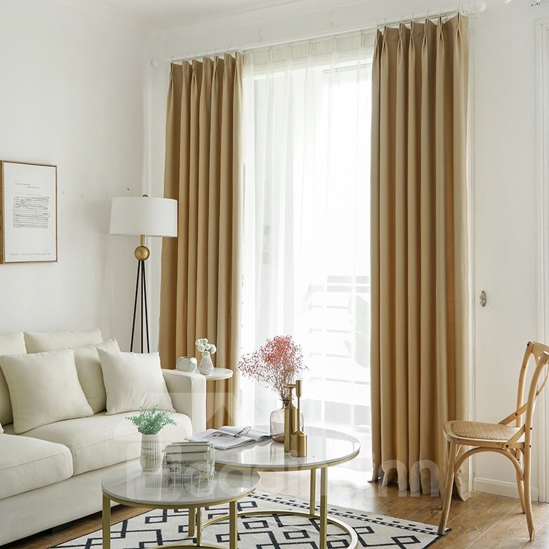 Moderne, schlichte Verdunkelungsvorhänge in Blaugrün und Türkis für Wohnzimmer und Schlafzimmer