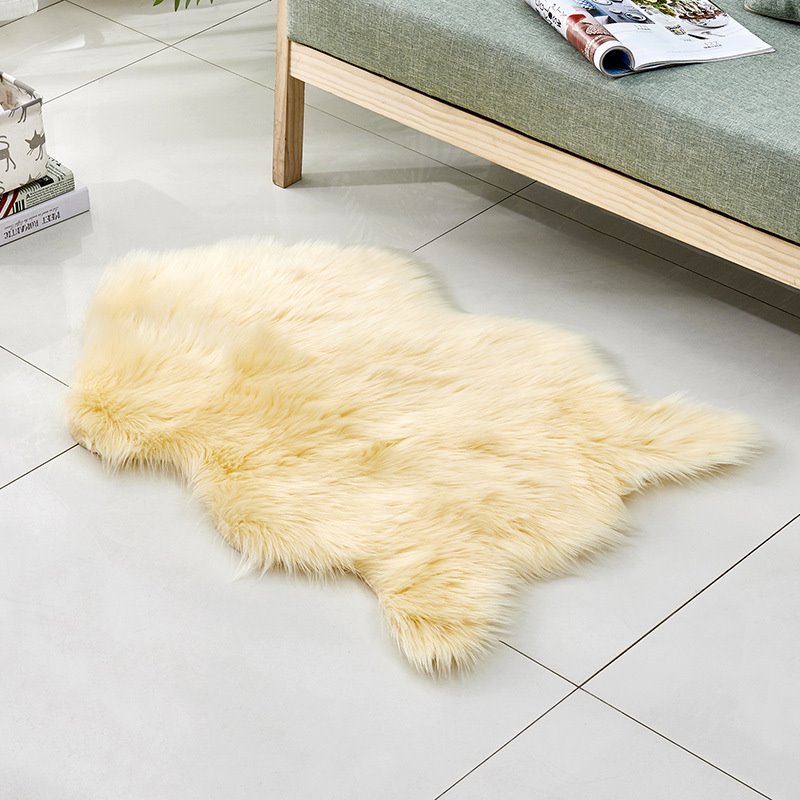 Ultra Soft Faux Sheepskin Fur Rug Fluffy Area Rug Shag Rug Carpets for Bedroom Living Room