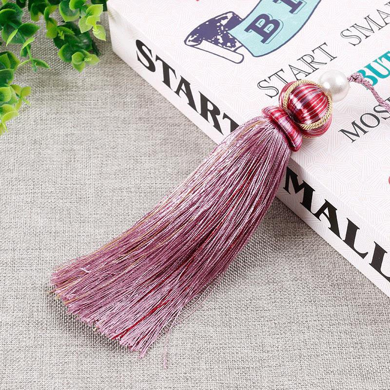 Curtain Tie Back Pearl Tassel Curtain Tassel Pearl Covered Silk Pendant