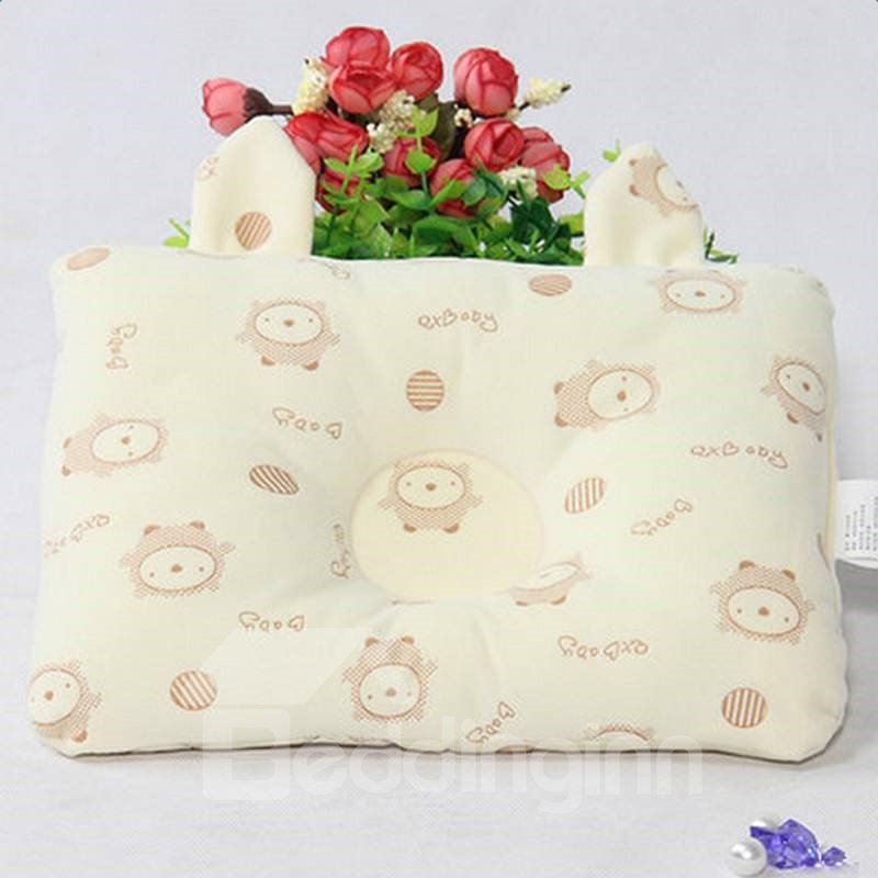Softy Simple Design Three Colors Option Prevent Flat Head Baby Pillow