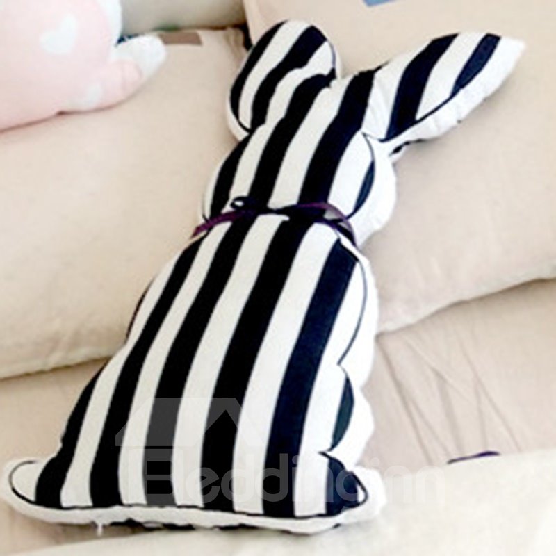 Rabbit Back Shape Plush Baby Throw Pillow
