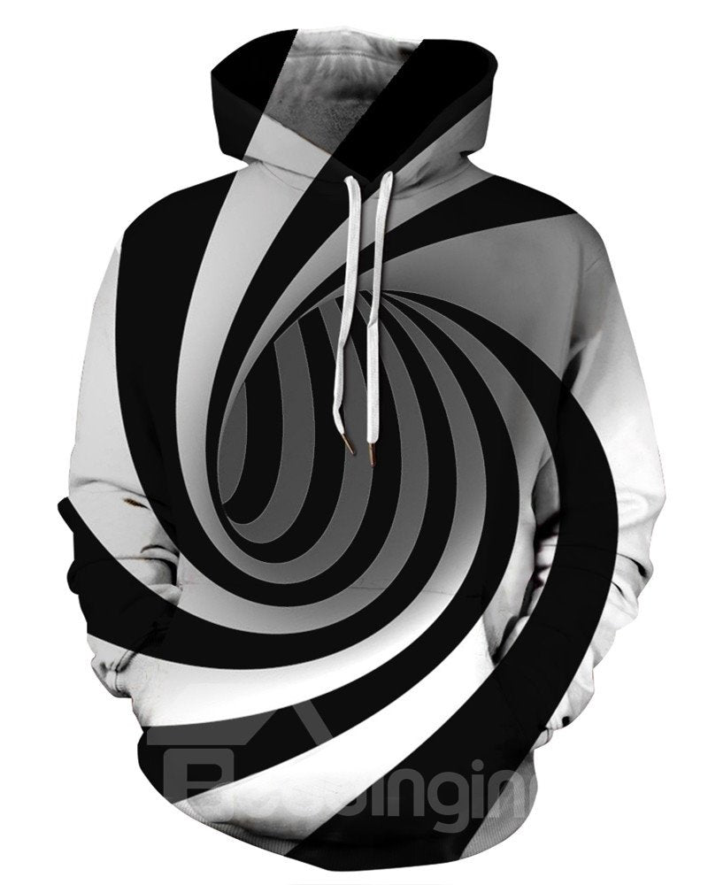 Funny Design Polyester Lightweight Workout 3D Painted Hoodie