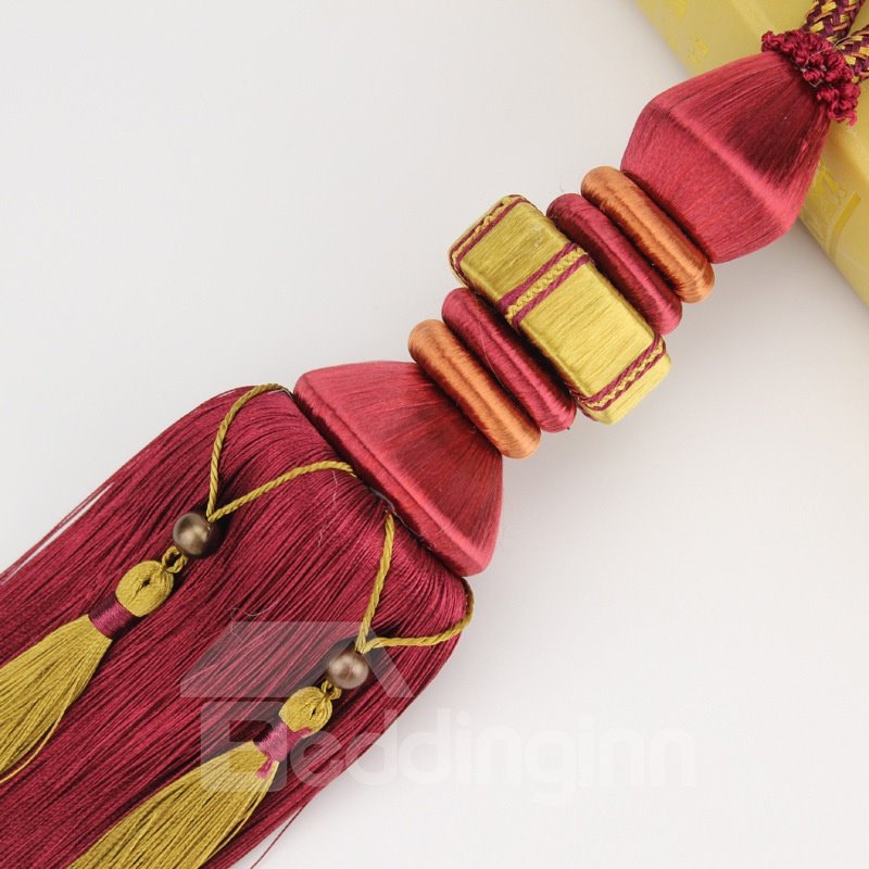 European Delicate Tassels Curtain Tie Backs Valance Decoration No Fading 1 Pair