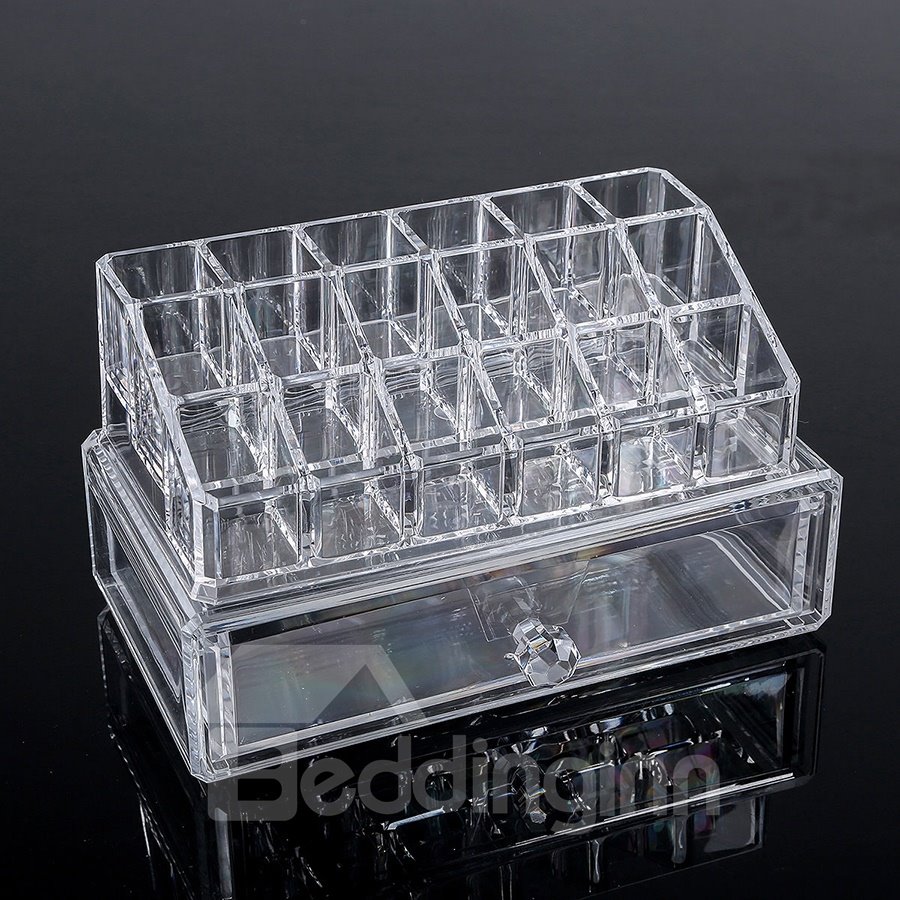 18.7*12.1*10.6cm Environment Friendly Acrylic Material Cosmetic Storage Box