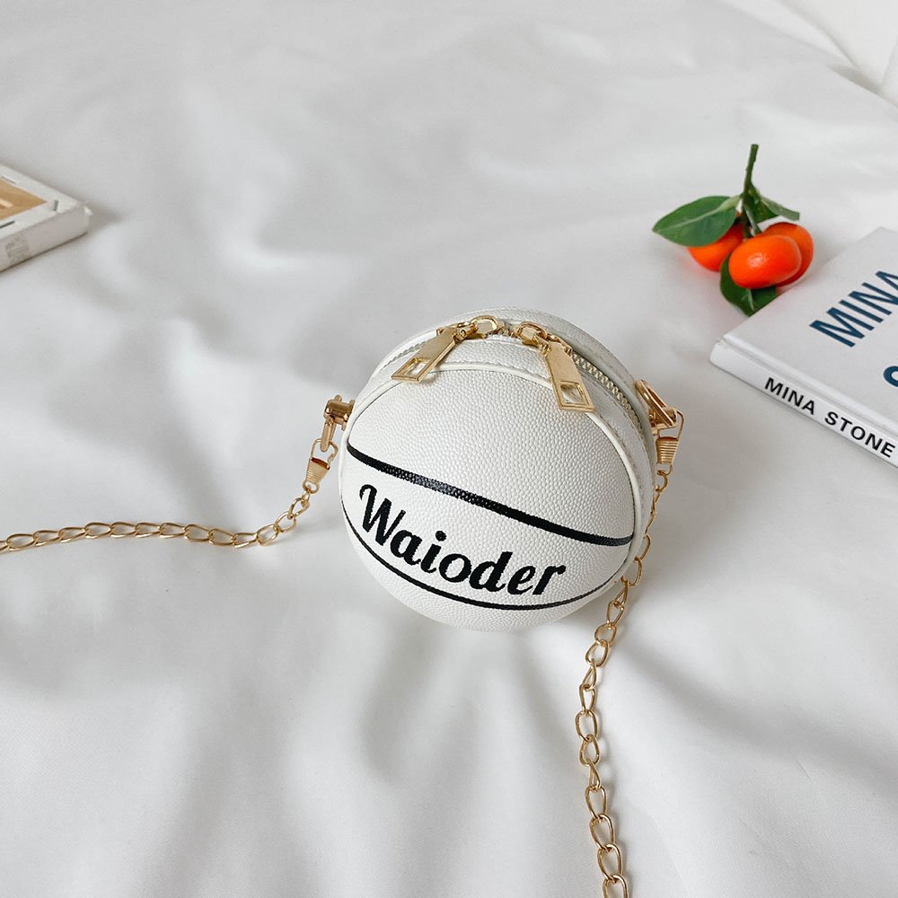 Cute Boys Girls Coin Purse Basketball Small Round Bag Hip-hop Boy Diagonal Bag Children¡¯s Gift