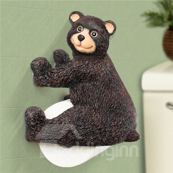 Top Grade Little Bear Novelty Toilet Paper Holder