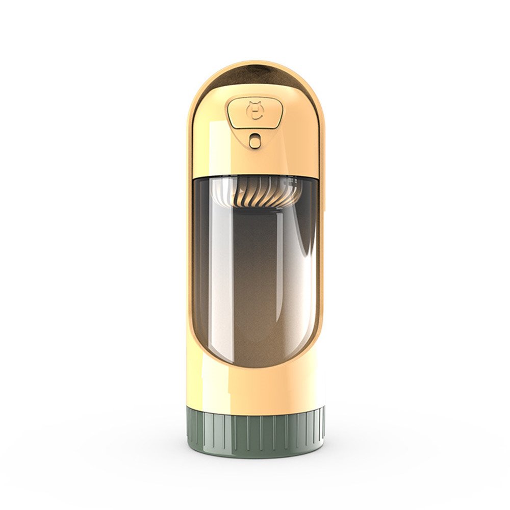 Tazas de acompañamiento para mascotas a prueba de fugas Tazas para beber al aire libre Botella de agua de viaje para mascotas Fuentes para beber portátiles para colgar para perros Plástico de grado alimenticio