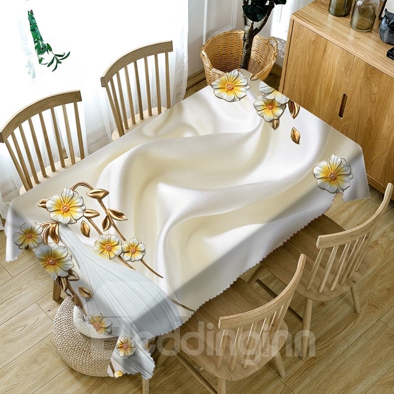 Ölbeständige, weiche 3D-Tischdecke im europäischen Stil für den Heimgebrauch