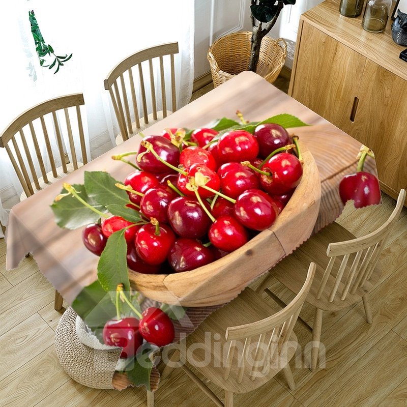 Home Use Waterproof Polyester European Style 3D Tablecloth