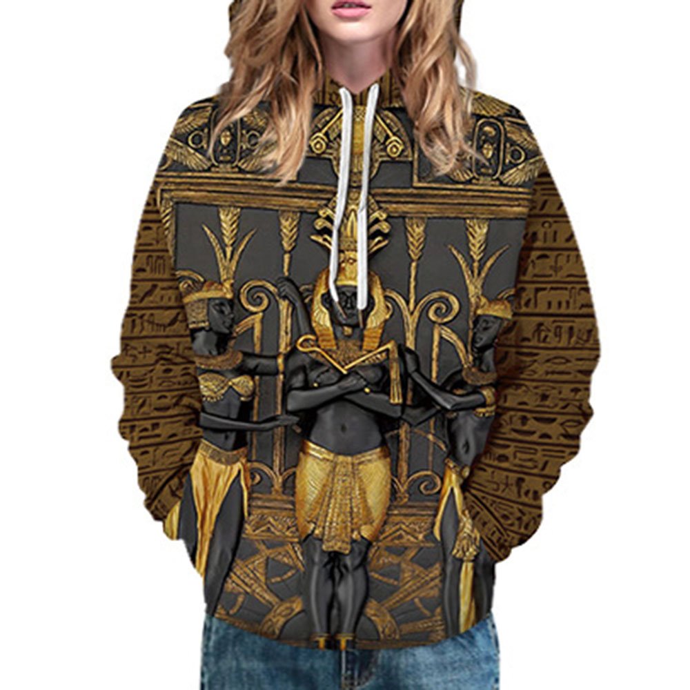 Sudadera con capucha con estampado Retro en 3D para hombre, conjunto para parejas, Jersey Unisex, sudaderas con capucha, sudadera holgada de manga larga a la moda, ropa deportiva