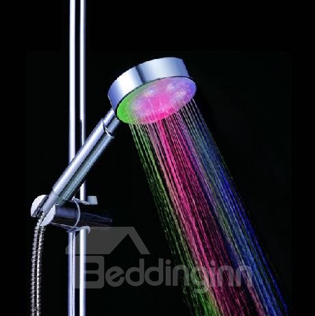 7 Colors LED Chrome Finish Hand Shower Head
