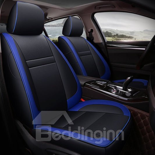 Color Block Modern Style PU Leather Material Custom Car Seat Cover