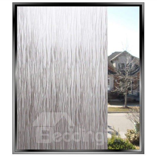 3D Crystal Icicles Effect No Glue Static Cling Privacy Glass Window Films