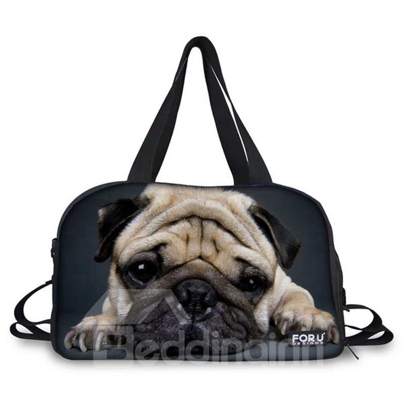 Cute Shar Pei Pattern 3D Painted Travel Bag