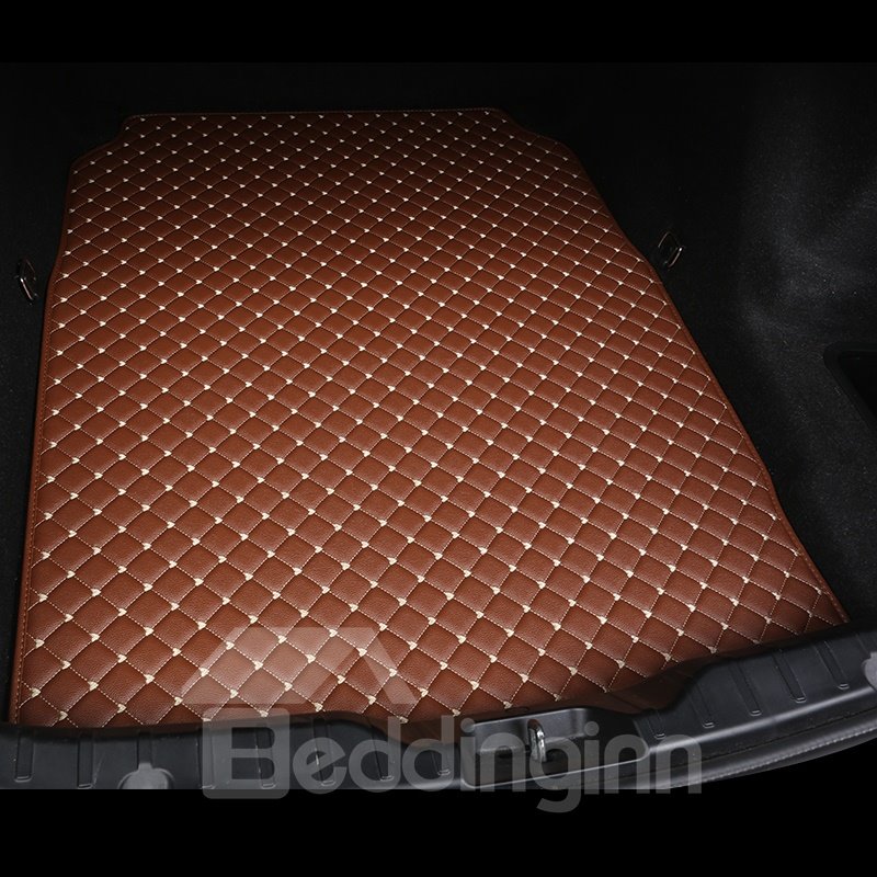 Cost-effective Classic High-quality Leather Brown Custom Car Trunk Cushion