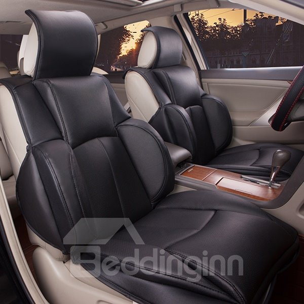 Luxurious Designed For Comfort PU Leatherette Universal Car Seat Covers Fit for Sedan Van Truck