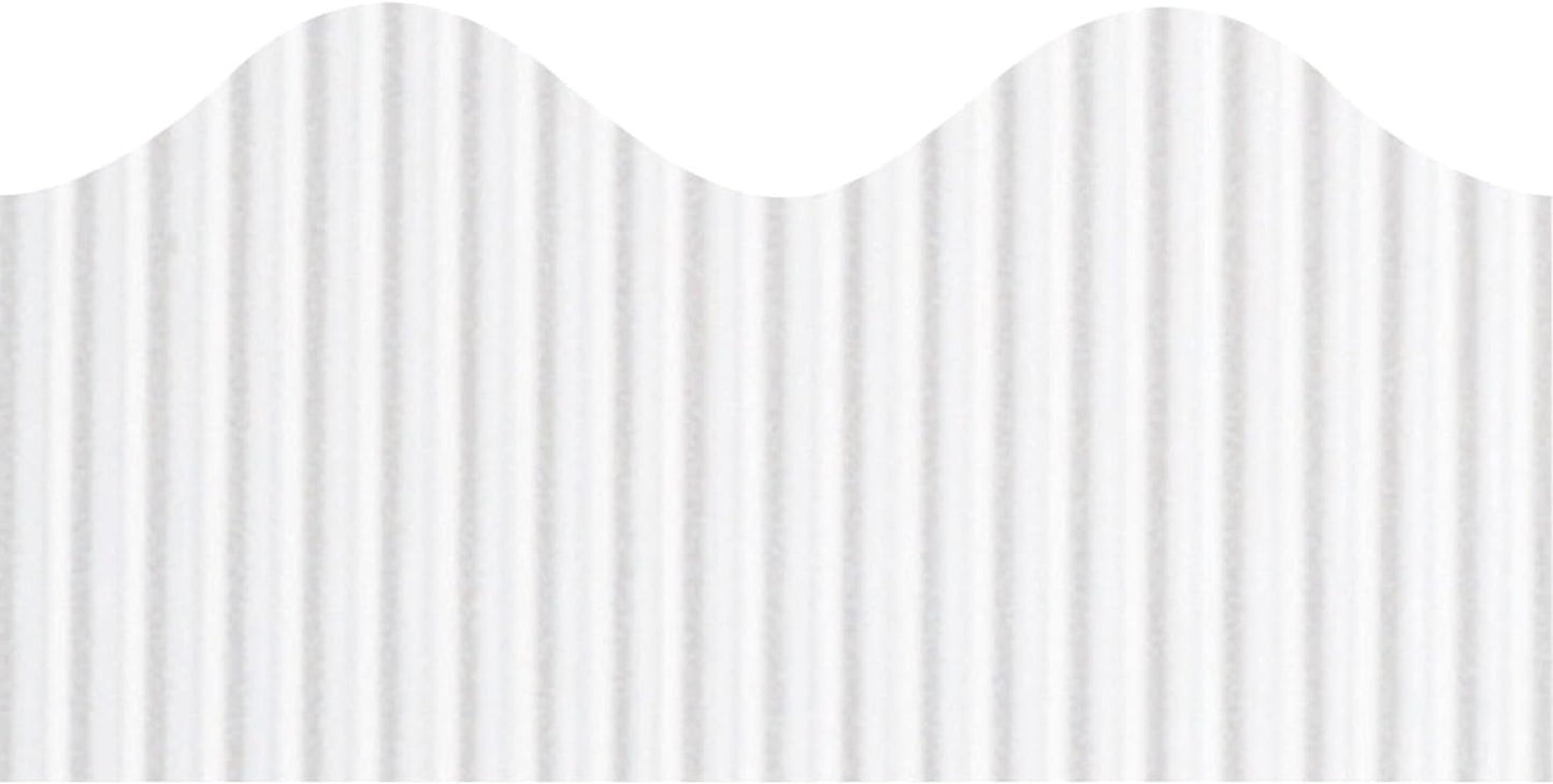Bordette, PAC37014, Borde Decorativo, 1/Rollo, Blanco, 2.25" x50'