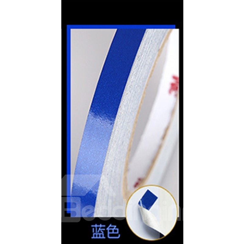 Diseñe usted mismo una llamativa pegatina luminosa para coche, impermeable, azul, azul