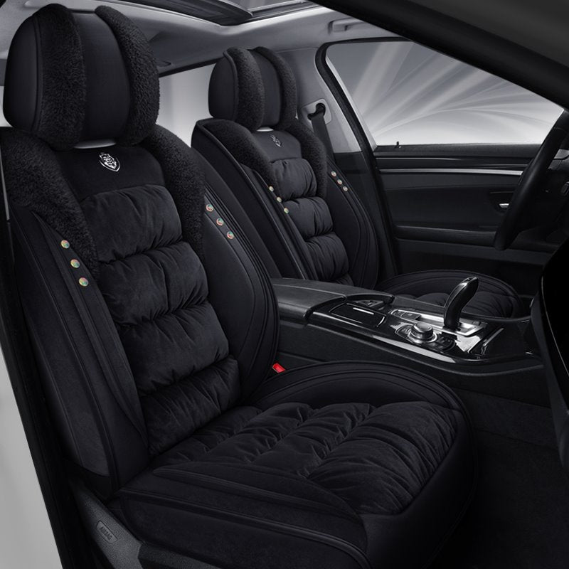 Warm Plush Car Seat Covers Full Set Universal Fit Seat Covers Car Interior Accessories Suitable for Most Cars