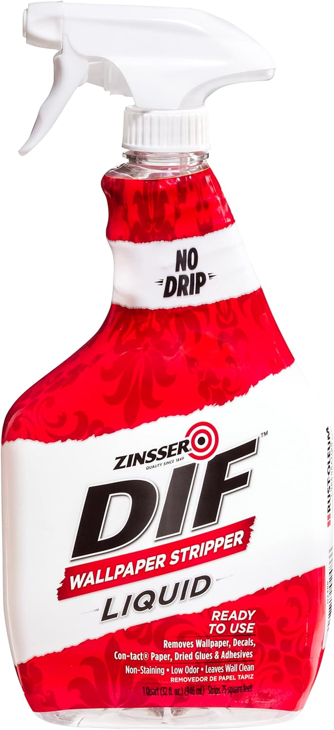 Zinsser 2488 DIF Fast Acting Spray Ready To Use Wallpaper Stripper, 32-Ounce