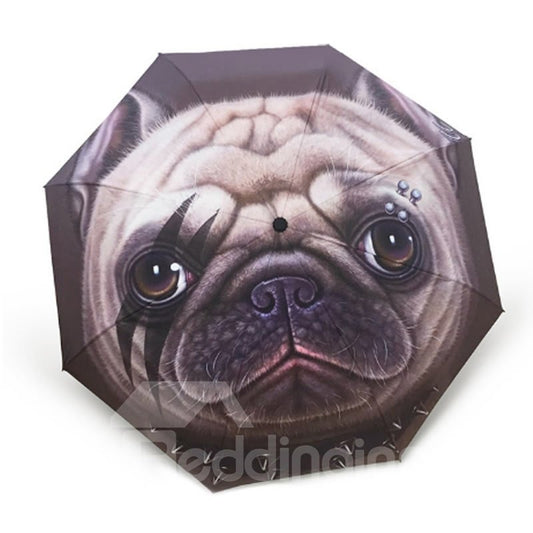 3D Print Animal Pattern Cute Puppy Umbrella