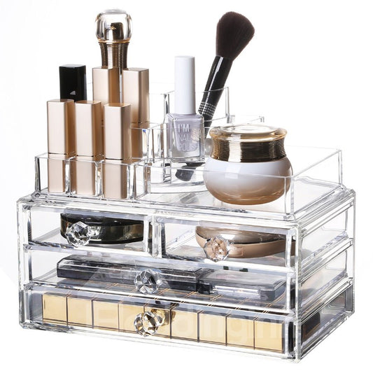23.9*15.5*18.8cm Firm Environment Friendly Acrylic Material Cosmetic Storage Box