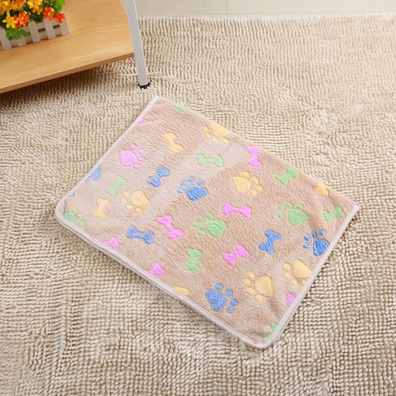 Soft Warm Pattern Puupy Dog&Cat Pets Blanket
