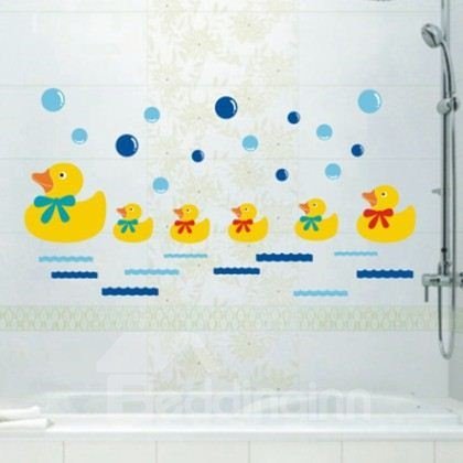 New Arrival Duck Swimming in Water Wall Stickers