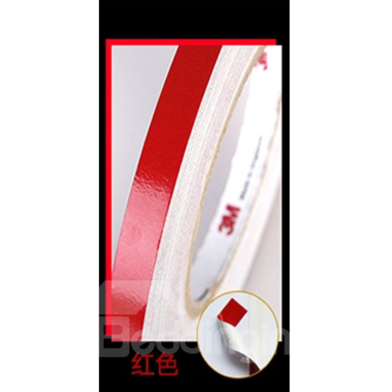 Entwerfen Sie selbst einen auffälligen roten, wasserdichten, leuchtenden Autoaufkleber