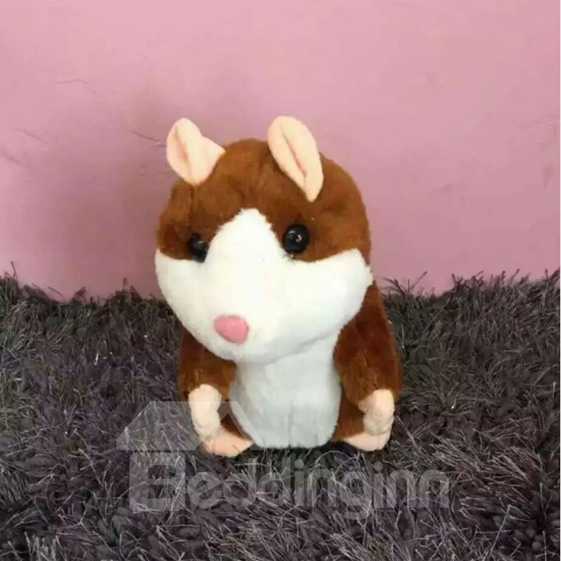 Talking Hamster Repeats What You Say Electronic Pet Talking Plush Toy