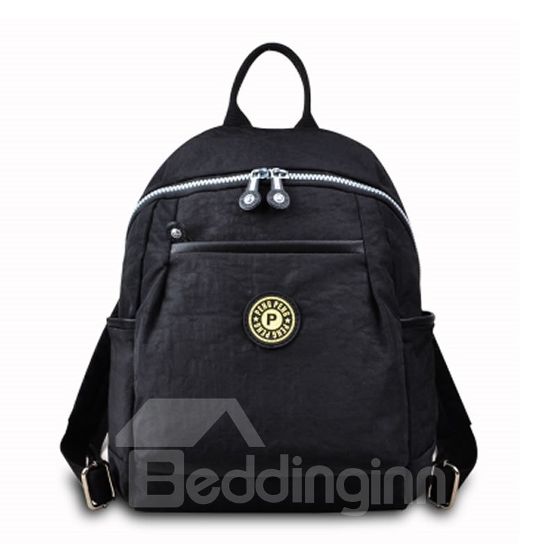 Travel Shoulder Nylon Waterproof Canvas Female Various Pattern Backpack
