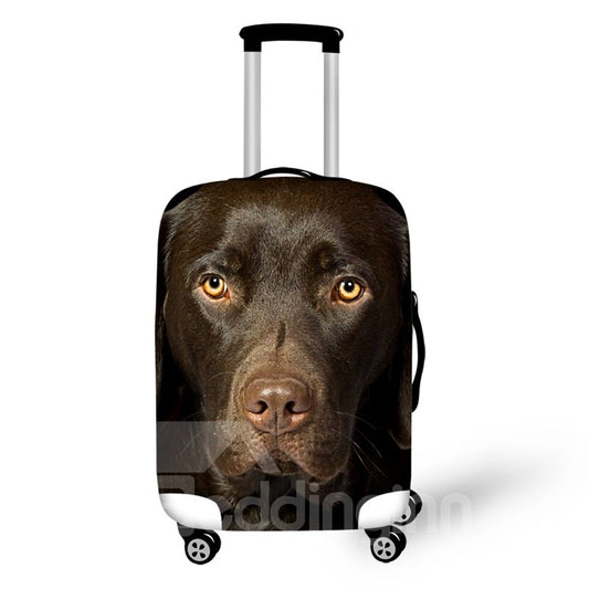3D Animals Pattern Dog Cool Waterproof Anti-Scratch Travel Luggage Cover