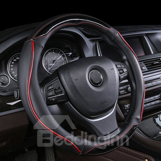Anti Slip Grip Enhanced With Glossy Finish Steering Wheel Cover Suitable for Most Round Steering Wheels