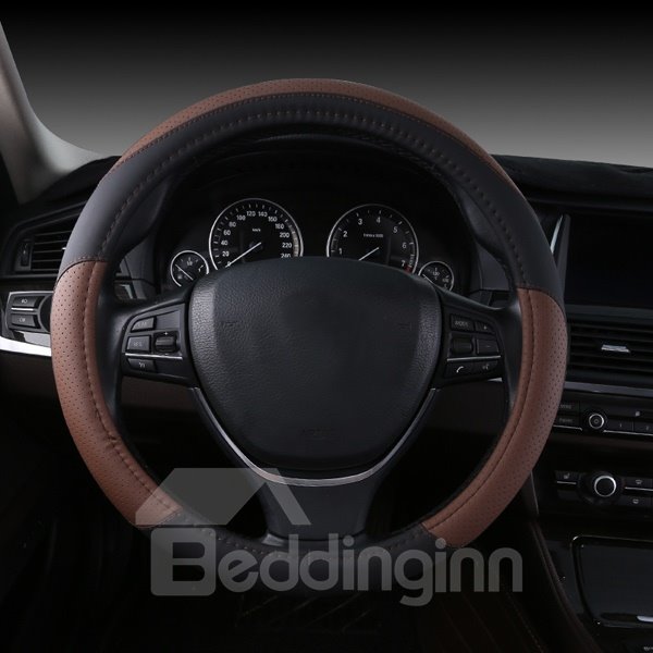 Fashional And Contrast Color Mixed Sport Style Car Steering Wheel Cover